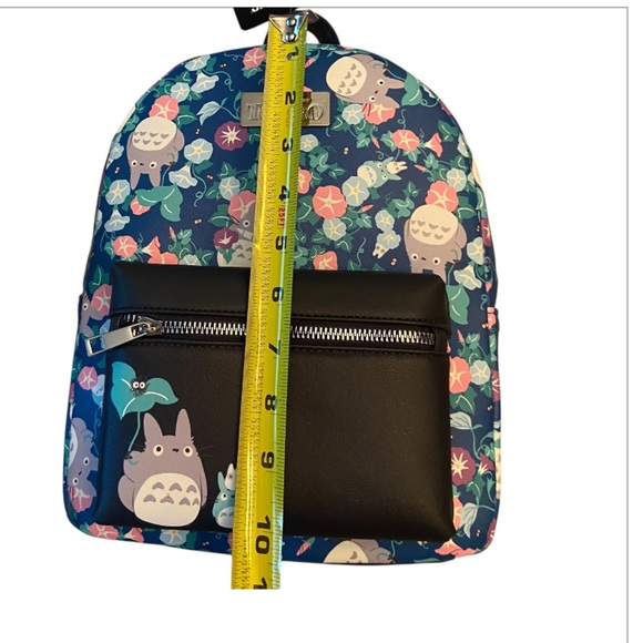 NWT Studio Ghibli My Neighbor Totoro Floral Mini Backpack - Picture 6 of 7